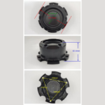 4pcs Set 141.7mm Snap On Black 6×139.7 Off-Road No Logo Wheel Center Cap – C-A52 - Image 6