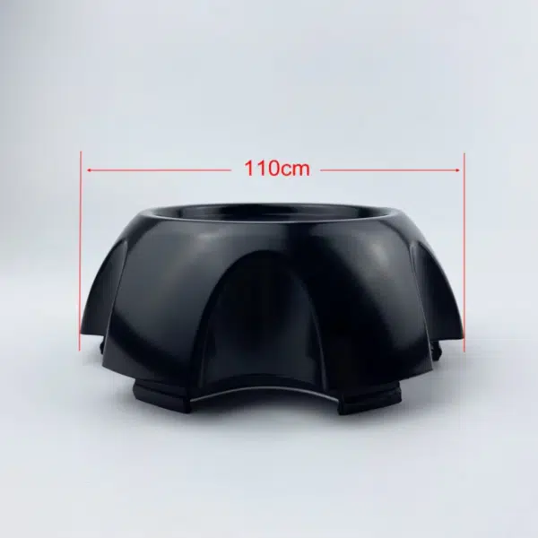 4pcs Set 6 Lug 110mm Snap On Black Wheel Rim Center Caps with Wire Ring No Logo – C-1008-2 - Image 12