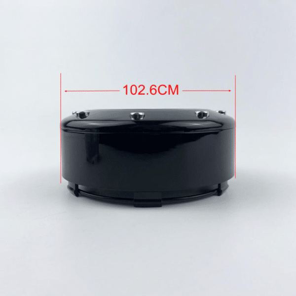 4pcs Set 102.6mm Snap On Gloss Black Wheel Center Caps 6 Lug No Logo – C813602 - Image 6