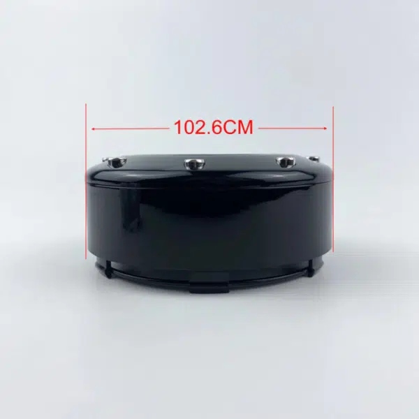 4pcs Set 102.6mm Snap On Gloss Black Wheel Center Caps 6 Lug No Logo – C813602 - Image 6