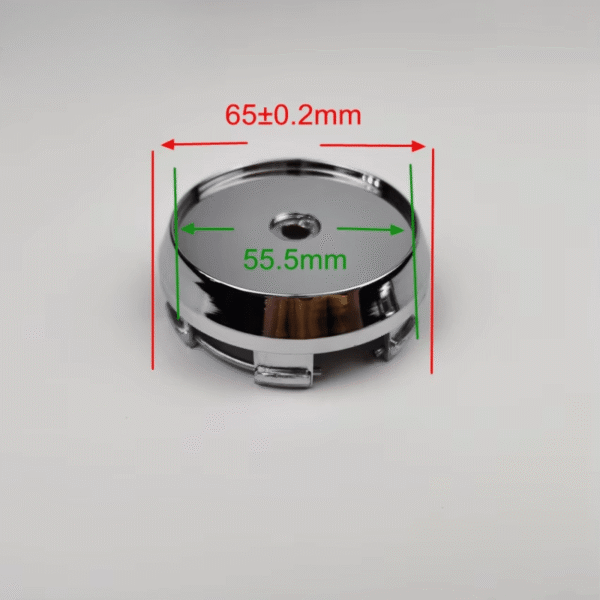 4pcs Set 65mm Snap On Black Wheel Hub Caps 6 Lug – HSRK65-1 / HSRK65-2 - Image 8