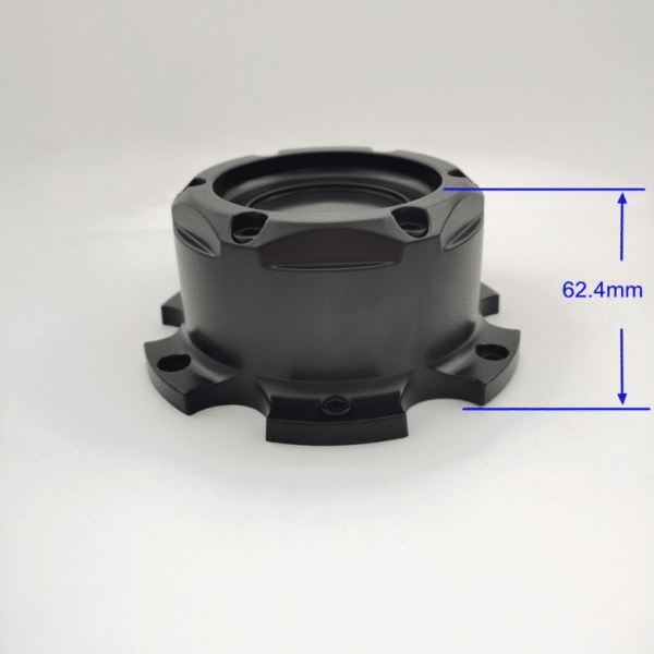 4pcs Set 141.7mm Snap On Black 6×139.7 Off-Road No Logo Wheel Center Cap – C-A52 - Image 7