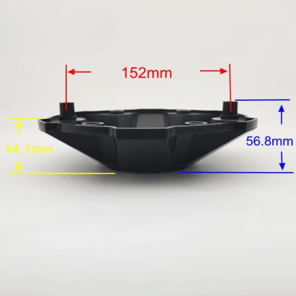 4pcs Set 195.7mm Snap On Black 6 Lug No Logo Offroad Wheel Center Cap – C-054 - Image 10