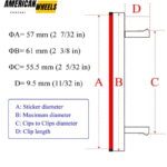 Subaru Universal Wheel Center Caps For Rims 61mm 2.4in - 20214550 - Image 19