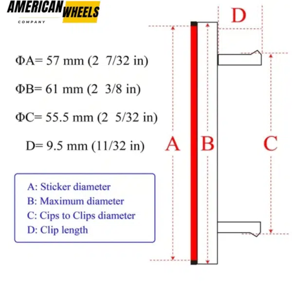 Subaru Universal Wheel Center Caps For Rims 61mm 2.4in - 20214550 - Image 19