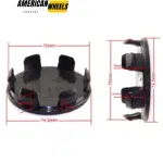 75mm 2.93in for OZ Racing Center Caps Forged Superforgiata Wheels M608 - 20213945 - Image 12