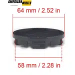 65mm (2.52in) Wheel Center Cap For Chrysler Mustang Toyota Tercel #1LB74TRMAB - 20213760 - Image 17