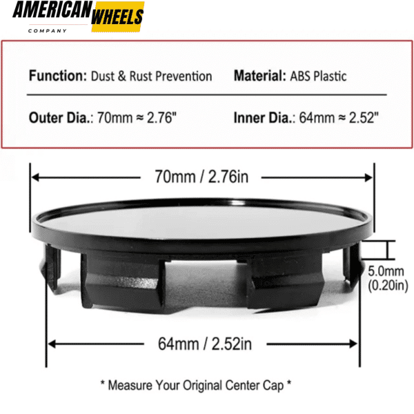 70mm (2.76in) Wheel Center Cap For Honda Accord Odyssey #44732-SXO-JO10 - 20213274 - Image 13