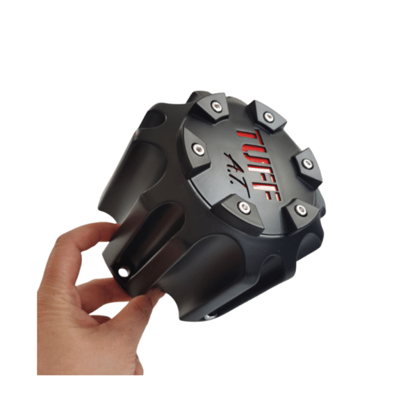 4pcs Set 135.1±0.3mm Snap On Matte Black Off-road Wheel Center Caps – C-665-3 / C-665-4 - Image 5