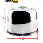 Push Through Center Cap For Truck Trailer Wheel Rims - 20274065CHx1 - Image 10