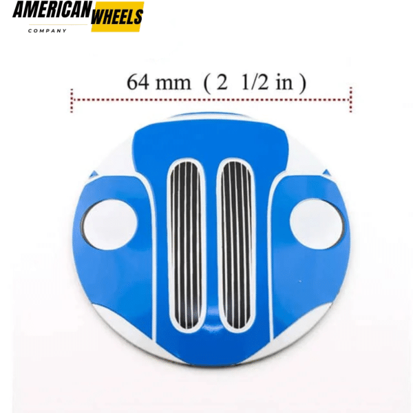 64mm Aluminum Decals for Wheel Center Cap with BMW 303 Front Face Pattern Auto Sticker 4pc - 20270006 - Image 4