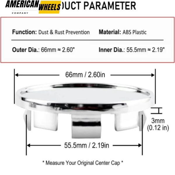 Volkswagen Wheel Center Caps for Jetta Beetle CC Eos GTI Passat Tiguan #3B7601171 66mm 4pcs - 20213794CH - Image 4