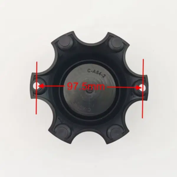 4pcs Set 109.3mm Snap On Black 6×114.3 No Logo Wheel Rim Center Cap – C-A64-2 - Image 8