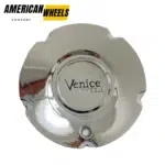 4pcs Set 177mm Snap On J5077 24 Inch Venice Chrome Wheels Center Caps – C-5077-2410