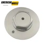 4pcs Set 160mm Snap On Hex Shape Silver Wheel Center Caps – C-A114