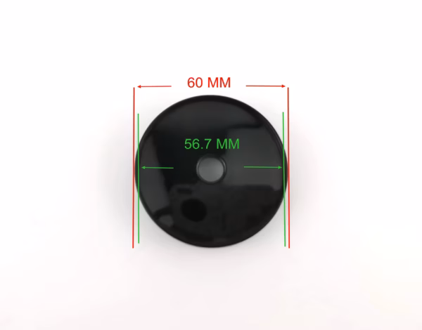 4pcs Set 60mm Snap On Black ABS Plastic Universal Blank Wheel Center Caps – C-01 / C-030 - Image 7