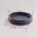 4pcs Set 64mm Snap On Black Wheel Center Caps with Rubber O-Ring – C-CR05 - Image 7