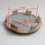 4pcs 64mm Snap On Chrome Wheel Center Caps – C-101-12 - Image 7