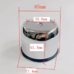 4pcs Set 85mm Snap On Chrome Wheel Center Caps – C-A32 - Image 5