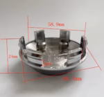 4pcs Set 59mm Snap On Chrome Blank Wheel Center Caps – XJY - Image 7