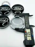 Ford 54mm Black Wheel Center Caps - 4pc Set - Part 6M21-1003 AA/BA - Image 3