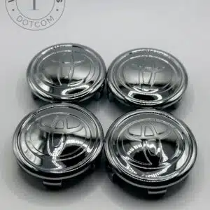 Toyota 56.5mm Chrome Wheel Center Caps