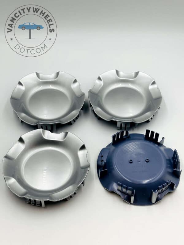 Set Of 4 Silver No Logo Alloy Wheel Center Caps 181mm, Silver Center Hub Caps For Chevrolet Cars 181mm - Image 4