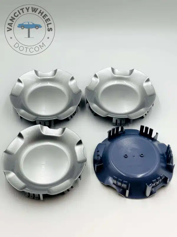 Set Of 4 Silver No Logo Alloy Wheel Center Caps 181mm, Silver Center Hub Caps For Chevrolet Cars 181mm - Image 4