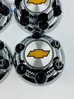 Set Of 4 Chrome/gold Chevrolet Alloy Wheel Center Caps 186mm, Chrome Center Hub Caps For Chevrolet Cars 186mm - Image 5