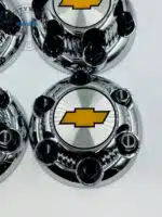 Set Of 4 Chrome/gold Chevrolet Alloy Wheel Center Caps 186mm, Chrome Center Hub Caps For Chevrolet Cars 186mm - Image 5
