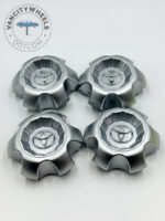 Set Of 4 Silver/chrome Toyota 4runner 2003-2009 Wheel Center Hub Caps, Silver Center Hub Caps For Toyota Cars