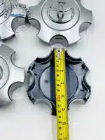 Set Of 4 Silver/chrome Toyota Tundra 2003-2007 Wheel Center Hub Caps, Silver Center Hub Caps For Toyota Cars - Image 2