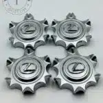 Set Of 4 Silver/chrome Lexus Gx460 2014-2019 Wheel Center Hub Caps, Silver Center Hub Caps For Lexus Cars