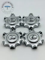 Set Of 4 Silver/chrome Lexus Gx460 2014-2019 Wheel Center Hub Caps, Silver Center Hub Caps For Lexus Cars