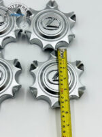 Set Of 4 Silver/chrome Lexus Gx460 2014-2019 Wheel Center Hub Caps, Silver Center Hub Caps For Lexus Cars - Image 3