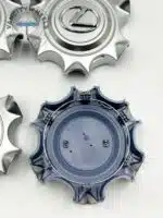 Set Of 4 Silver/chrome Lexus Gx460 2014-2019 Wheel Center Hub Caps, Silver Center Hub Caps For Lexus Cars - Image 2