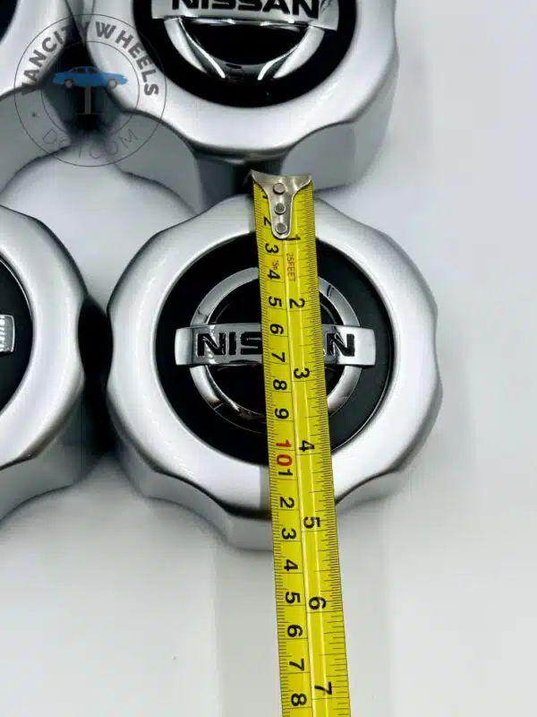 Nissan Patrol Wheel Center Caps - Set of 4 Silver 130mm - Image 4
