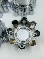 Set Of 4 Chrome Alloy Wheel Center Caps 200mm, Chrome Center Hub Caps For 200mm - Image 3