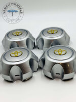 Set Of 4 Silver/gold Toyota Alloy Wheel Center Caps, Silver/gold Center Hub Caps For Toyota Cars - Image 5