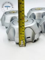 Set Of 4 Silver/gold Toyota Alloy Wheel Center Caps, Silver/gold Center Hub Caps For Toyota Cars - Image 4