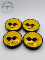 Emoji Sunglasses 60mm Wheel Center Caps