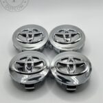 Toyota 62mm Silver Wheel Caps