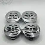 Toyota 62mm Silver Wheel Caps