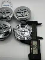 Toyota 62mm Silver Wheel Caps - 4pc Hubcap Set (2005-2016) - Image 5