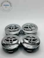 Toyota 62mm Silver Wheel Caps - 4pc Hubcap Set (2005-2016) - Image 6
