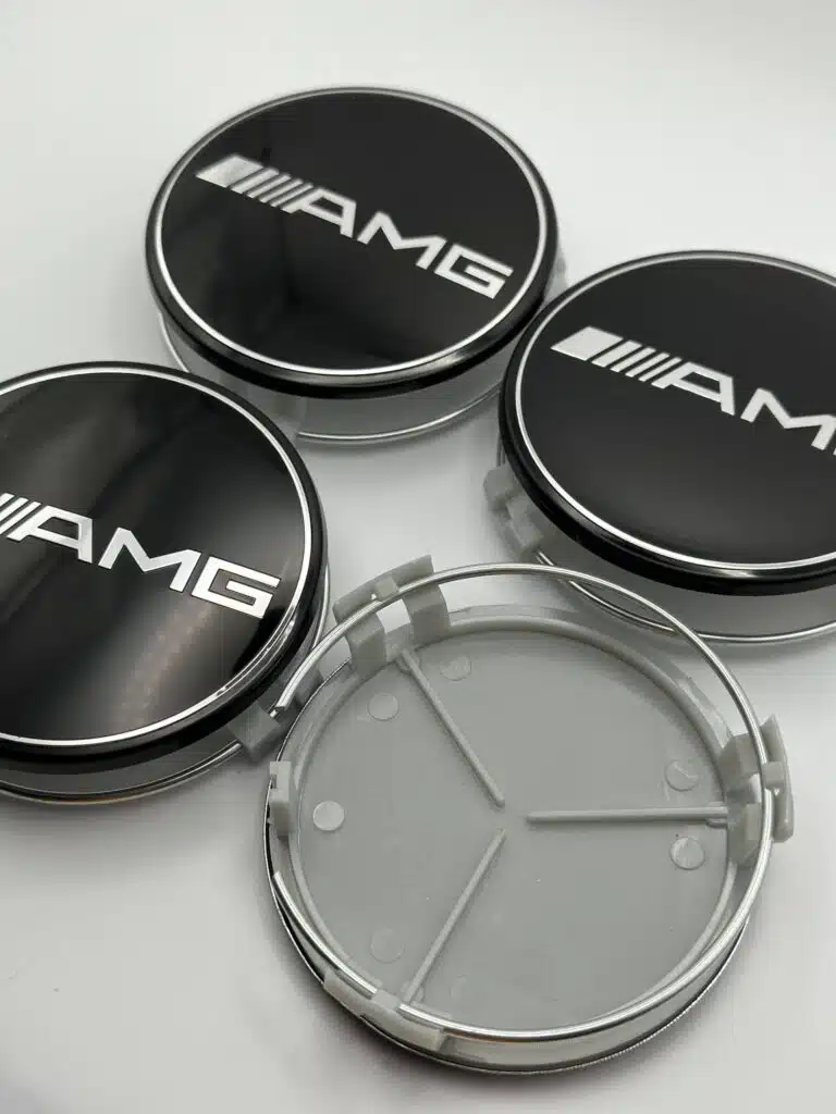 Mercedes AMG 75mm Wheel Center Caps