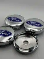 Ford 60mm Silver Wheel Center Caps