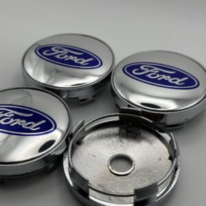Ford 60mm Silver Wheel Center Caps