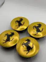 Ferrari Replacement 355 360 430 458 488 F12 Wheel Center Caps Yellow #70004868- 4pcs - Image 4