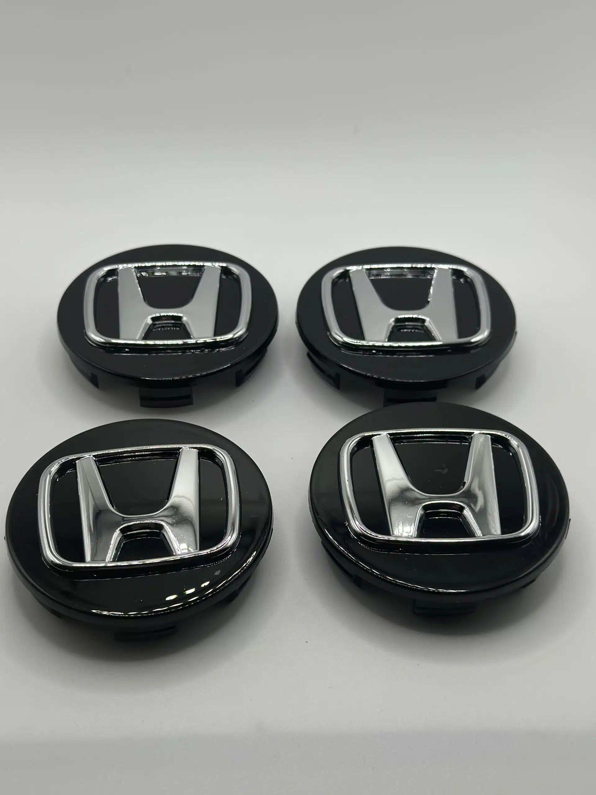 Honda 69mm Black Wheel Caps Honda 69mm Black Wheel Caps